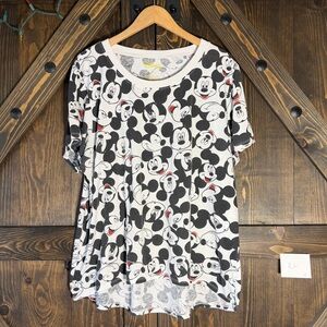 Disney Mickey Mouse All Over Print Graphic Tee